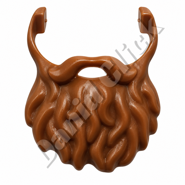 Barba Rizada Marrón
