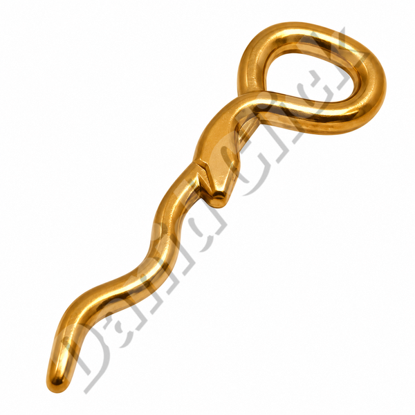 Bastón Dorado con Serpiente