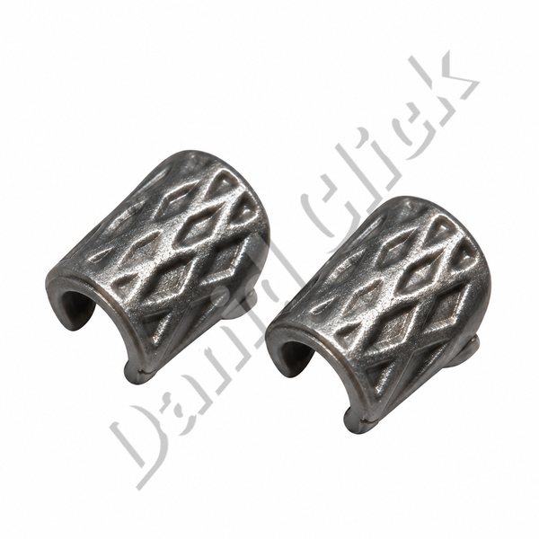 Brazaletes de Armadura Gris Plata