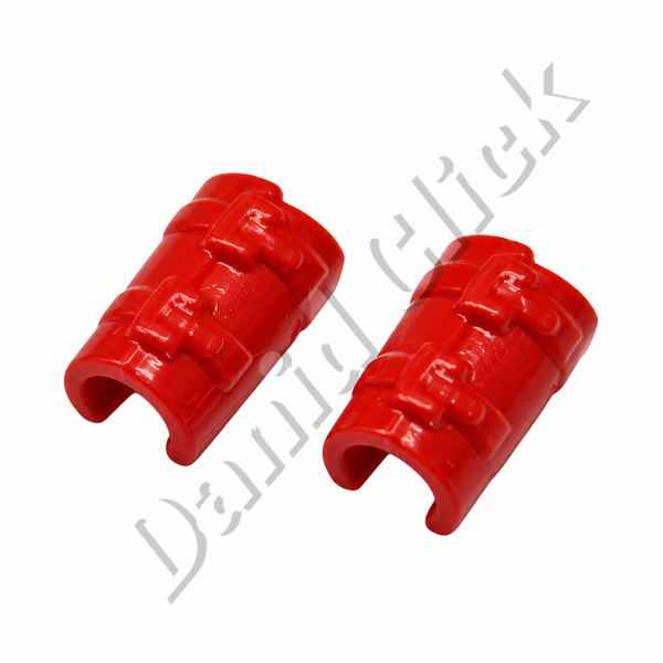 Brazaletes con Hebillas Rojos