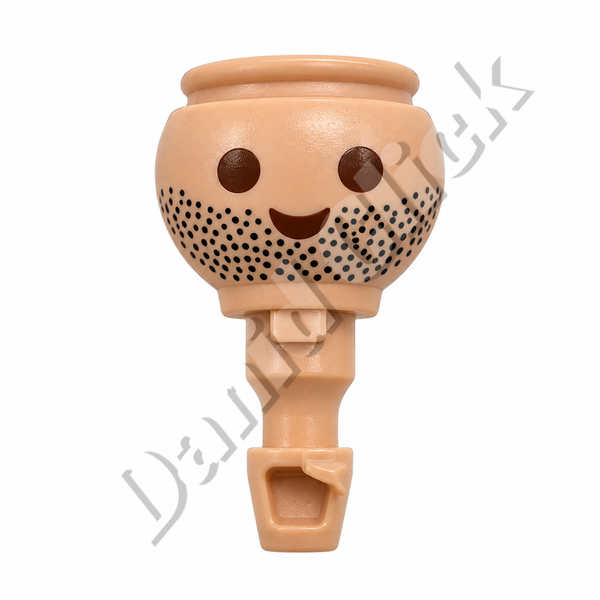 Cabeza con Barba de Tres Días