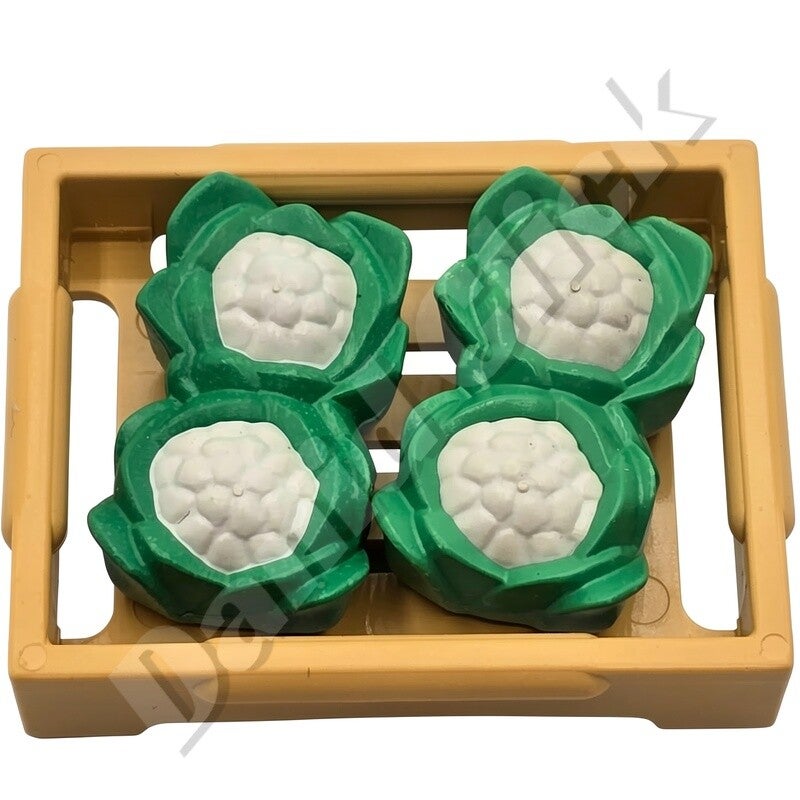 Caja con coliflores