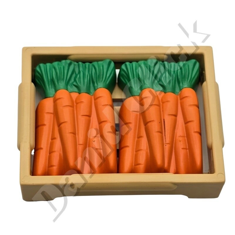 Caja con zanahorias