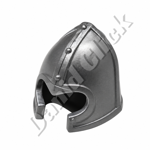 Casco Medieval Alto Gris