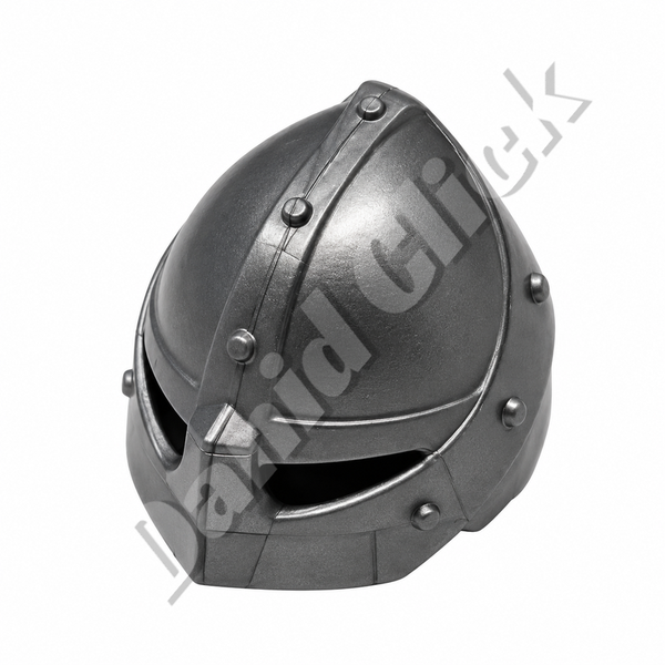 Casco Medieval Puntiagudo Gris