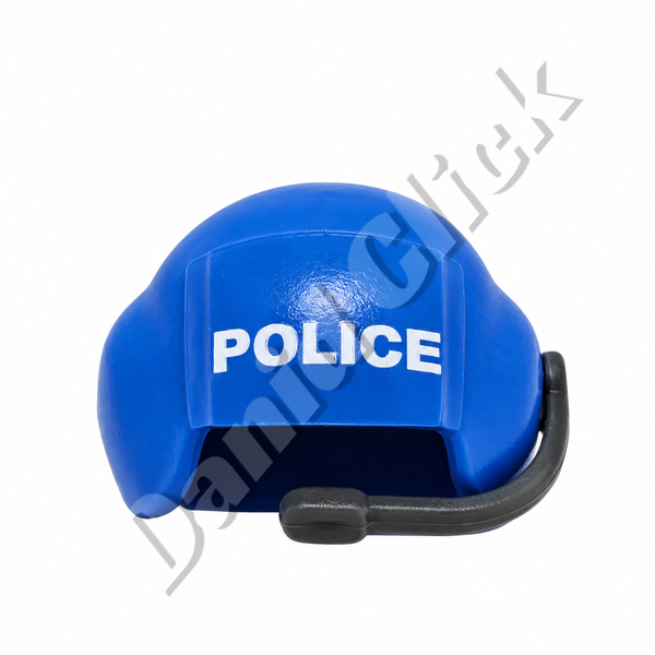 Casco de Policía Azul