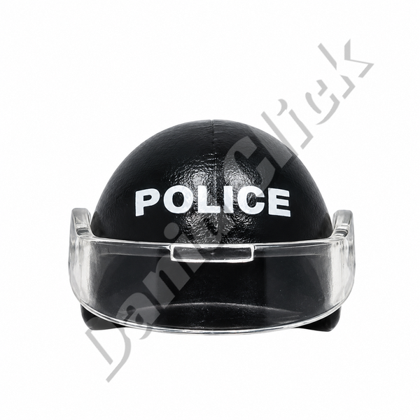 Casco de Policía Negro