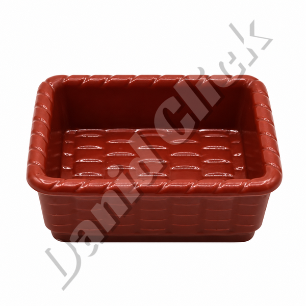 Cesta de Mimbre Marrón