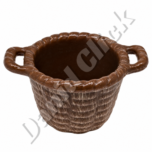 Cesto de Mimbre Marrón