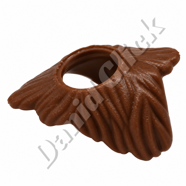 Cuello de Piel Marrón