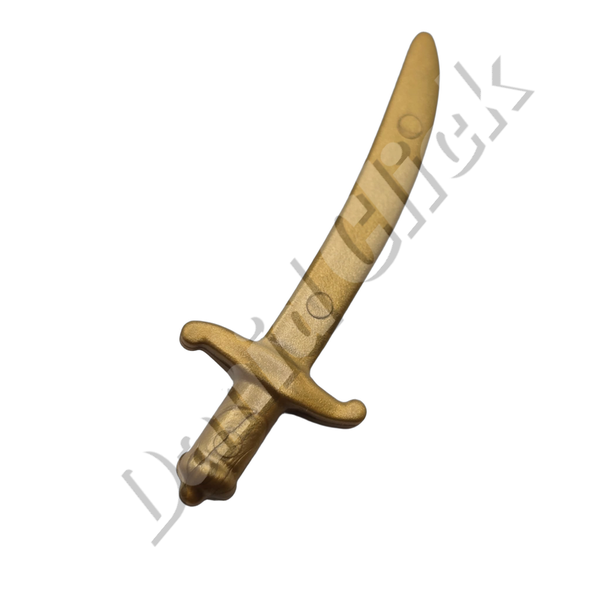 Espada Cimitarra Pirata Dorada