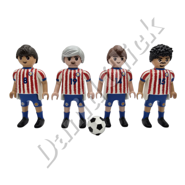 Lote Futbolistas Selección de Paraguay