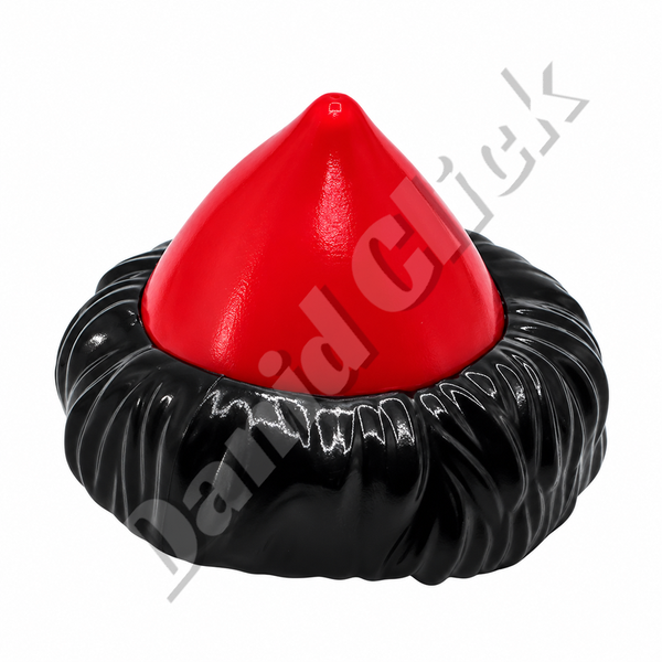 Gorro Mongol Rojo y Negro