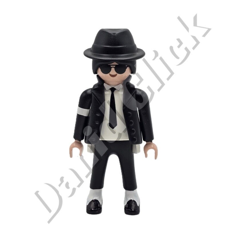 Michael Jackson traje negro