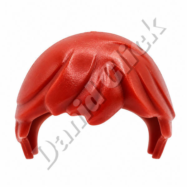 Peluca Larga con Peinado Frontal Pelirroja