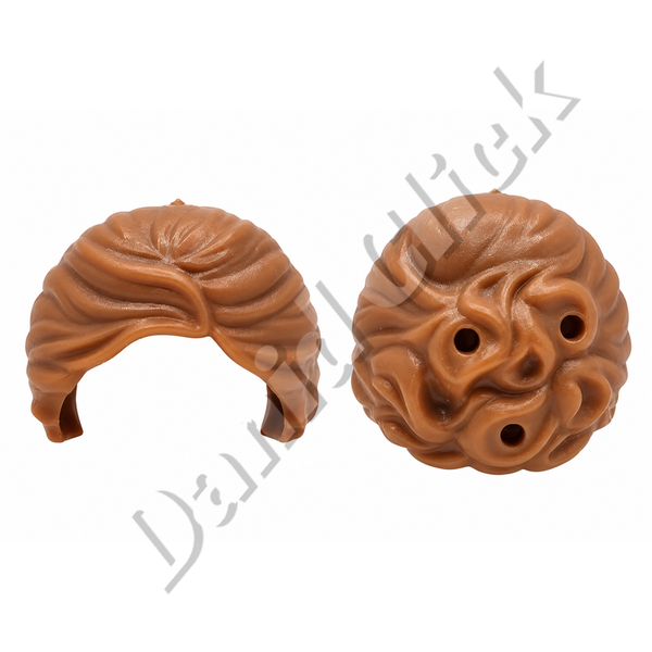 Peluca Mujer Pelo Recogido Castaña