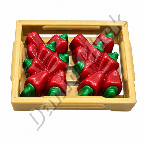 Pimientos Rojos en Caja