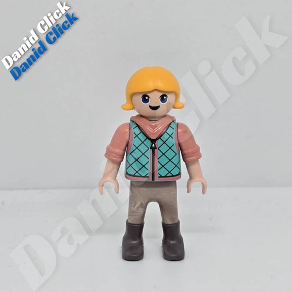 Playmobil Niña Chaqueta cuadros