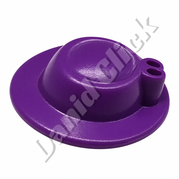 Sombrero Pamela Victoriana Morada