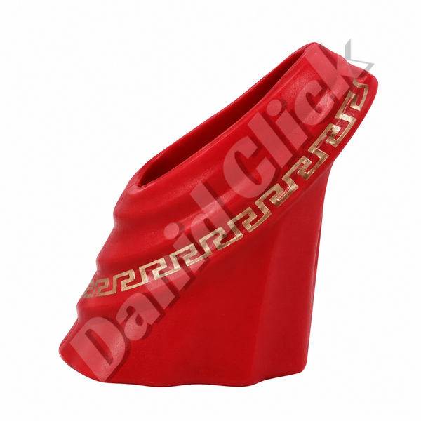 Toga Roja con Borde Dorado