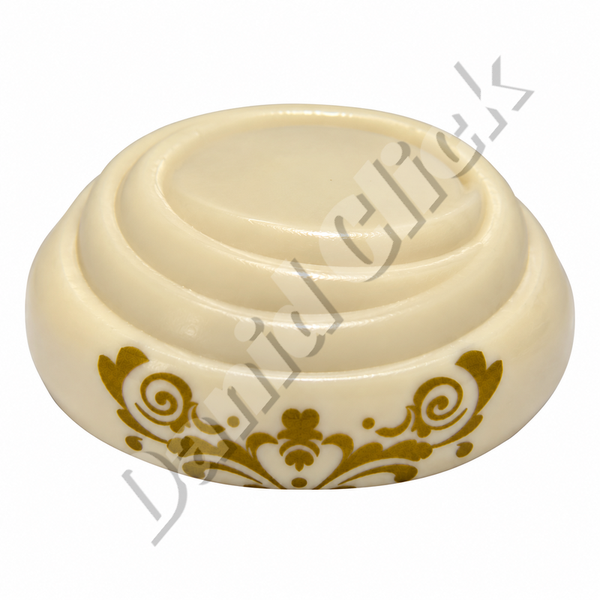 Turbante Crema Dorado
