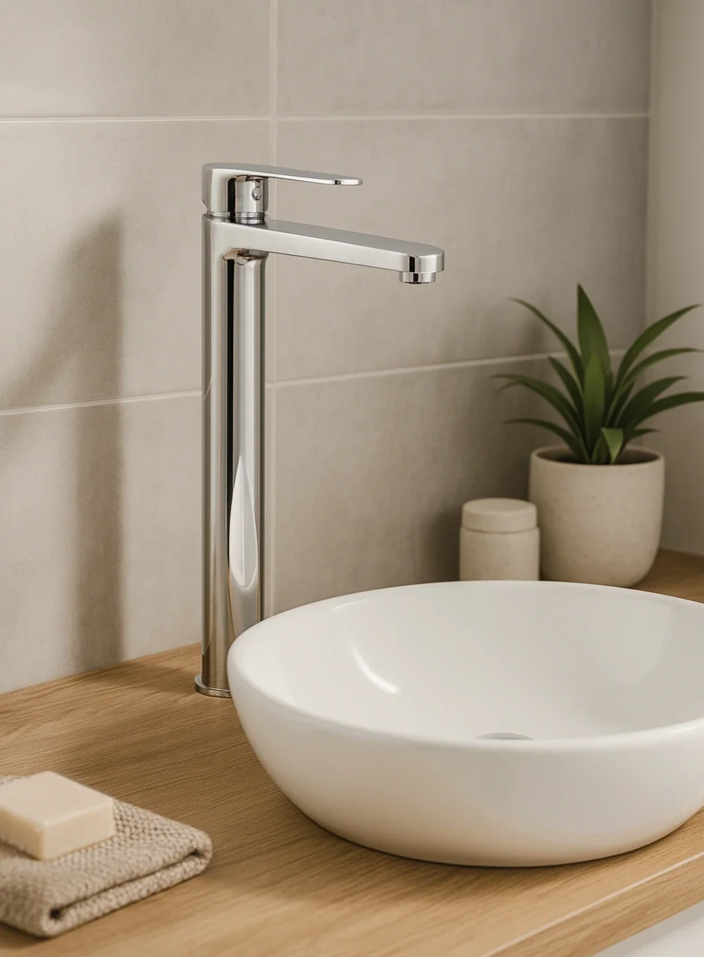 Mitigeur lavabo Alterna Concerto'O C3 réhaussé chromé - vidage laiton Réf.ALT7939397