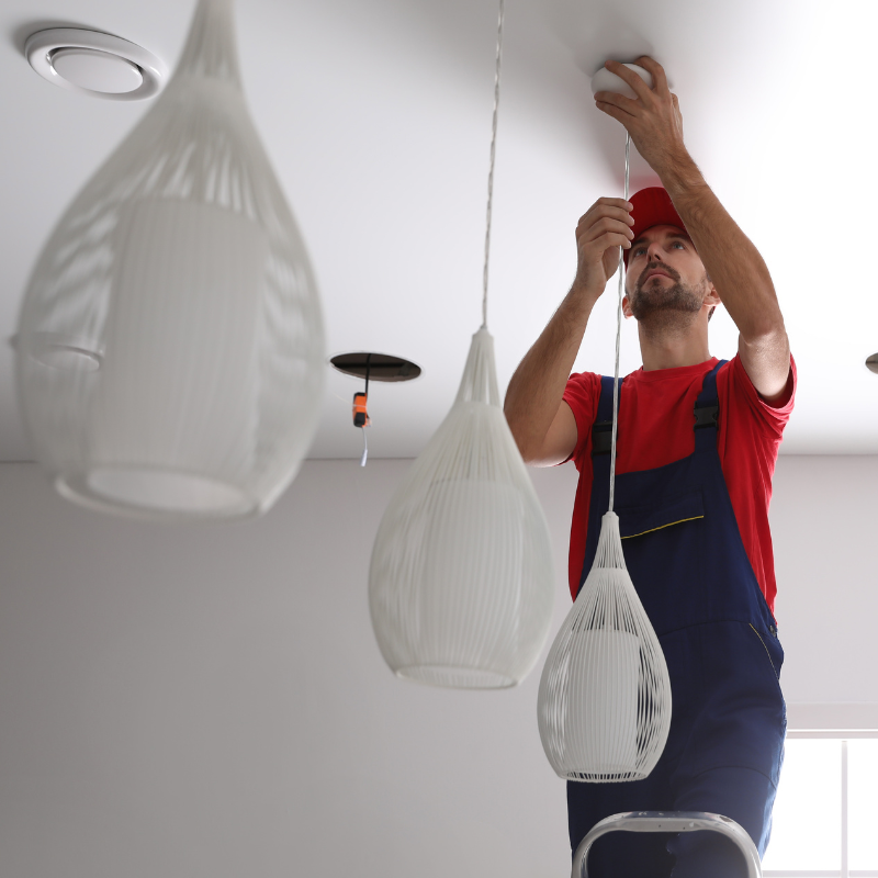 Forfait Pose de Luminaire (Lustre, Applique, Plafonnier)