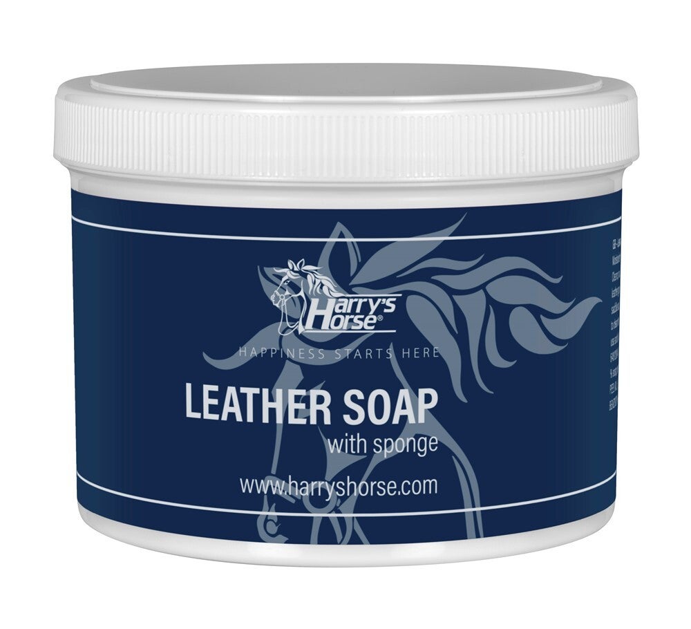 Harry's Horse Lederzeep met spons (500 ml)