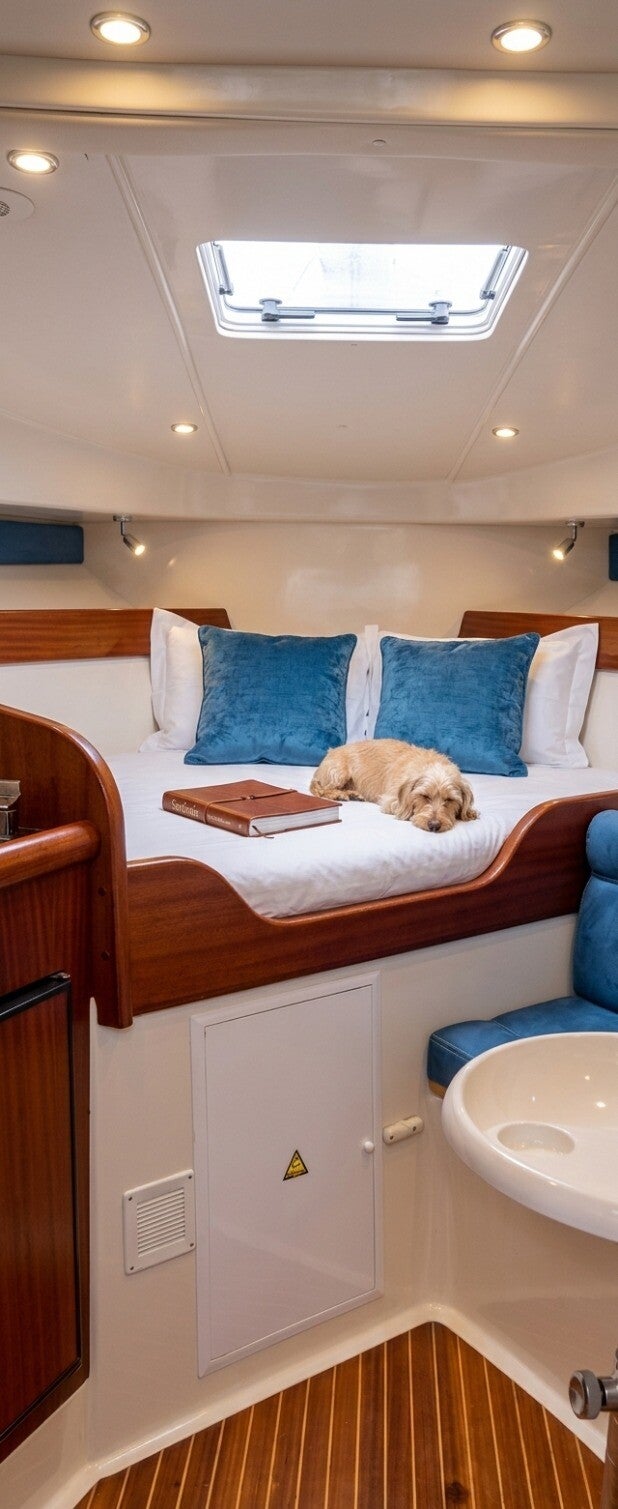 cabina barca noleggio pet friendly porto ercole argentario isola del giglio