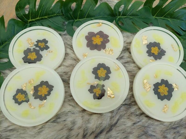 Ronde onderzetters 'BLOEM'