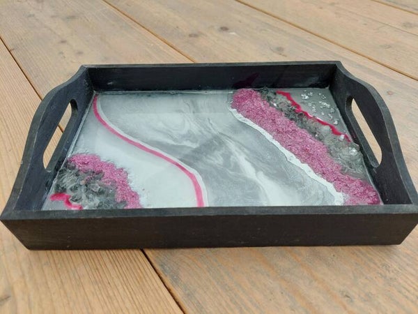 Klein dienblad in hout