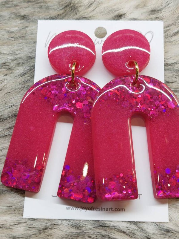 Meerdelige oorstekers Pretty in Pink