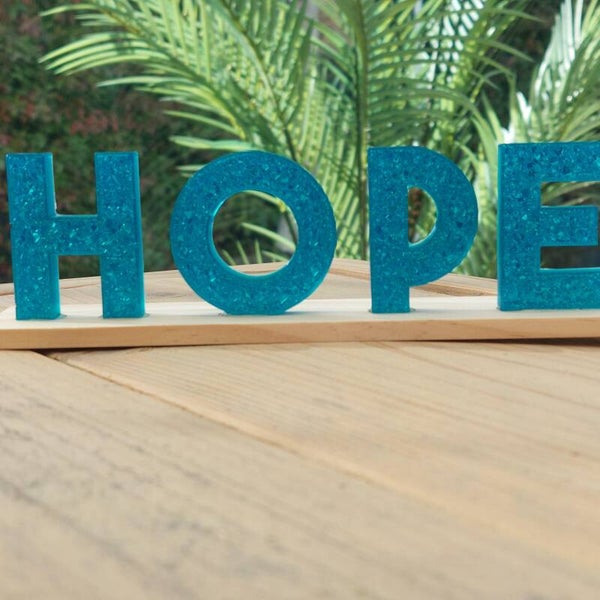Letterdecoratie HOPE