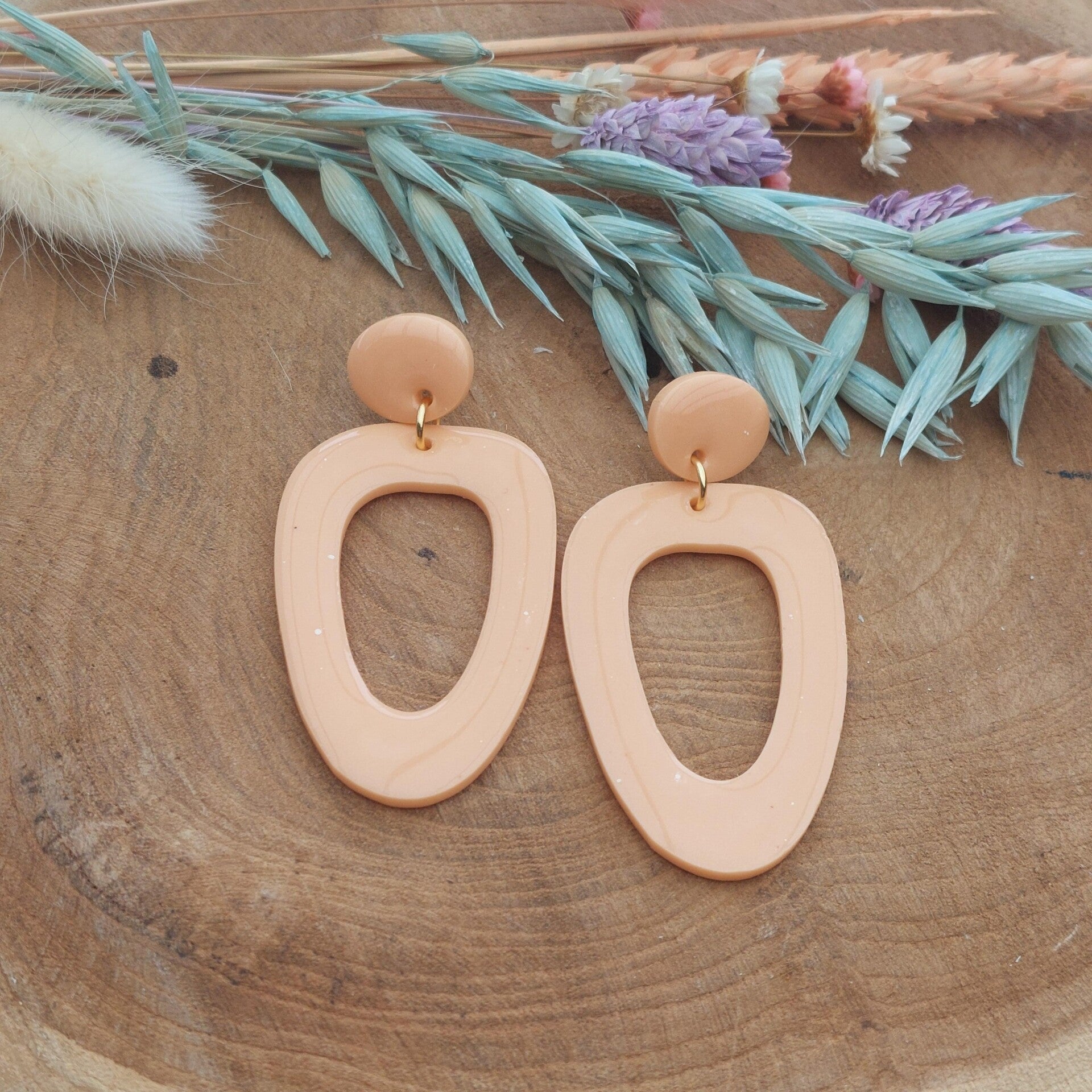 Oorstekers ARTIE pasteloranje