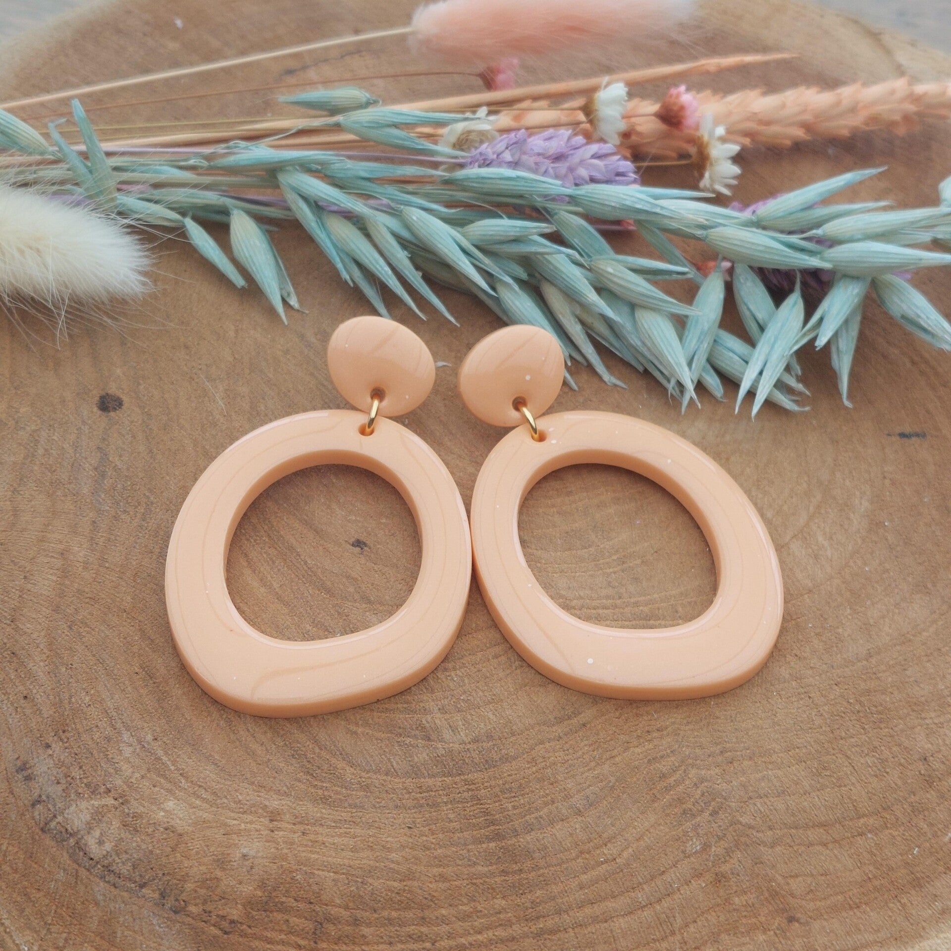 Oorstekers JOY pasteloranje