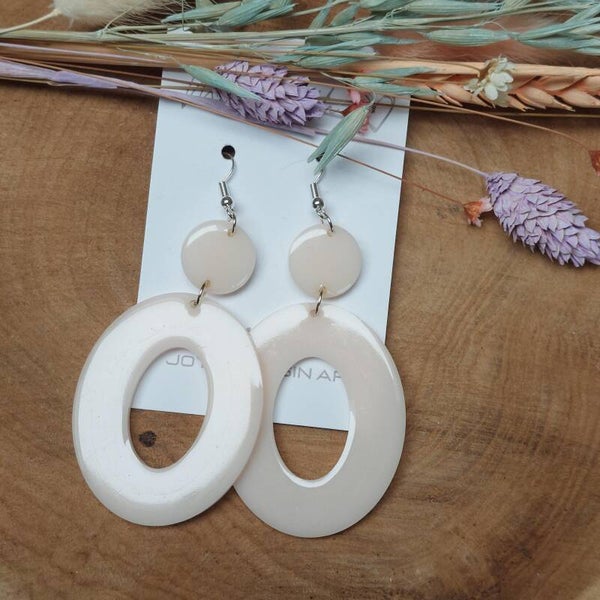 Oorhangers NOVA pastelroze