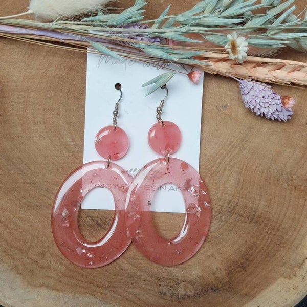 Oorhangers NOVA roze