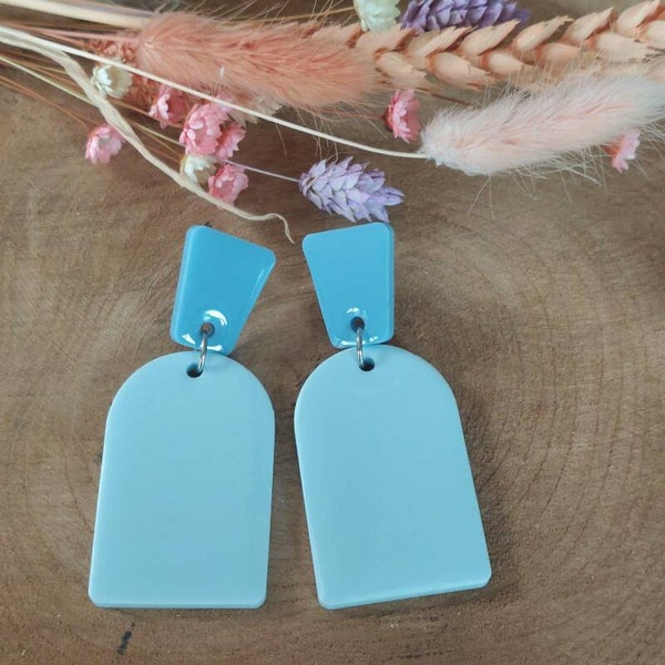 Oorstekers LEXI Mix Lichtblauw