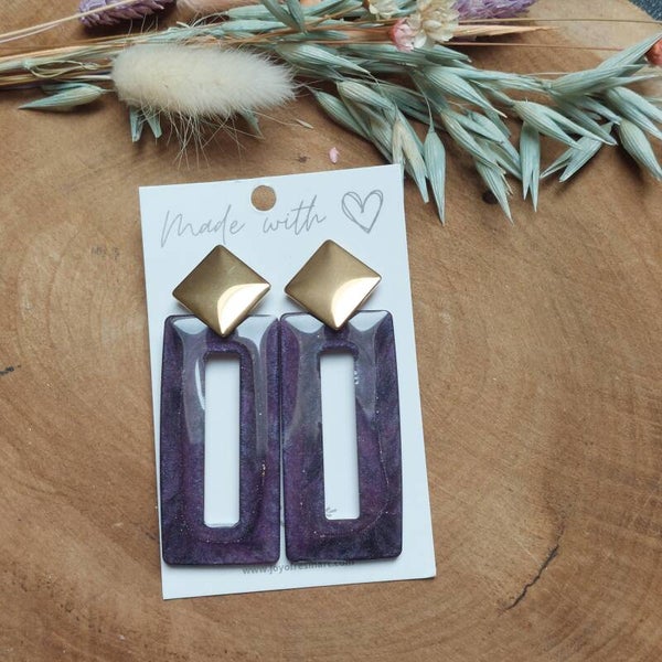 Oorstekers LOUX Deep Purple
