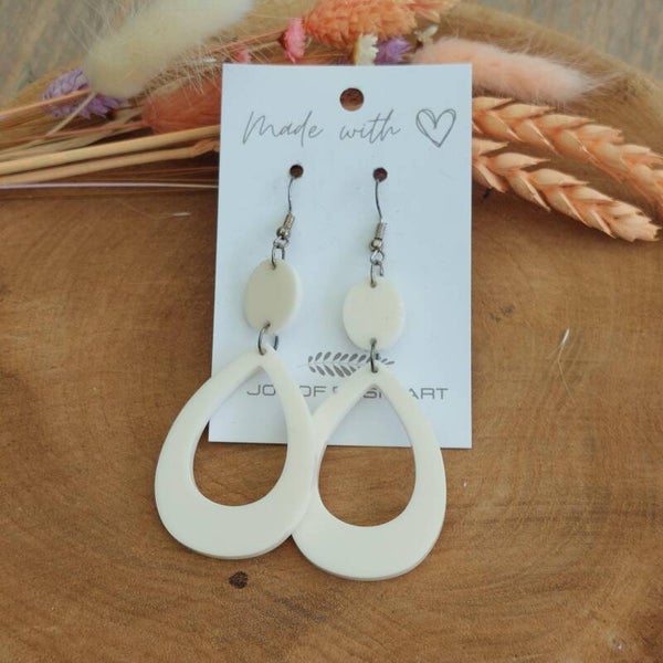 Oorhangers SOLI Crème Fraiche