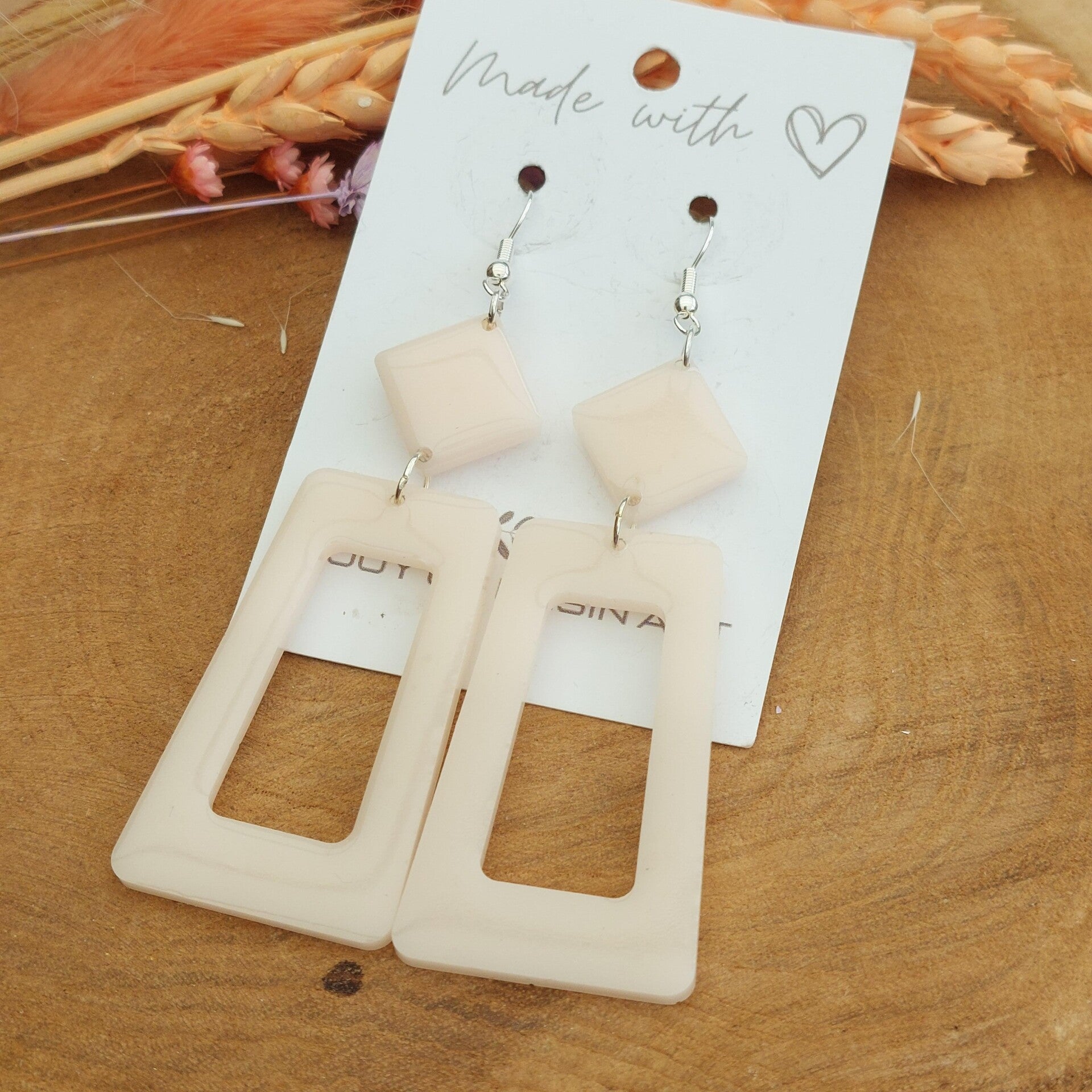 Oorhangers PIXIE Pastel Pink