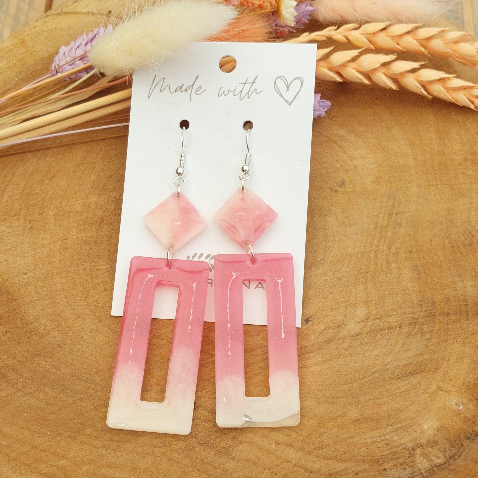 Oorhangers LOUX Pink Shades