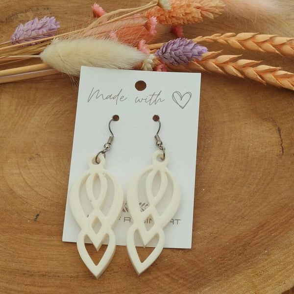 Oorhangers NIVA Crème Fraiche