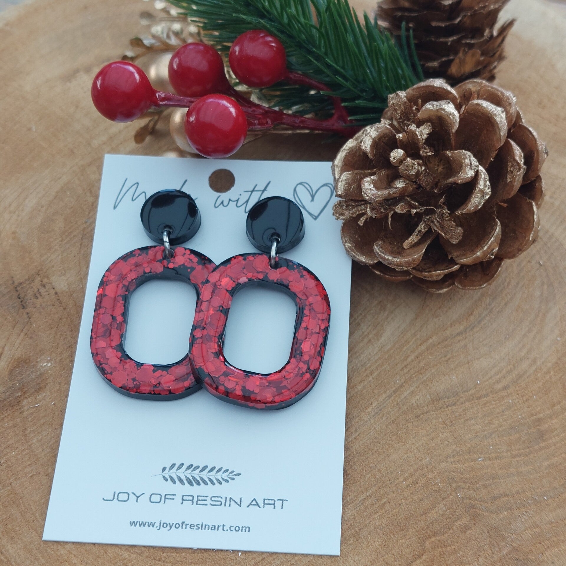 Oorstekers NOA Crimson Gala