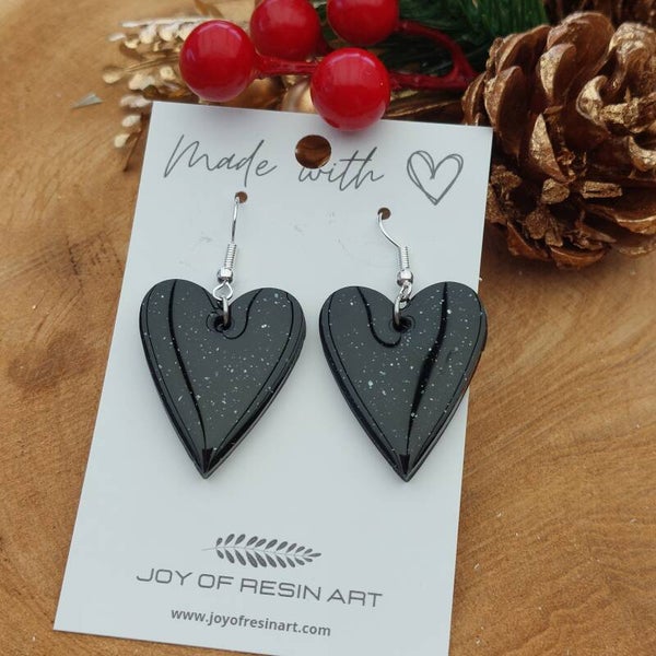 Oorhangers LULU BOLD Black Stardust