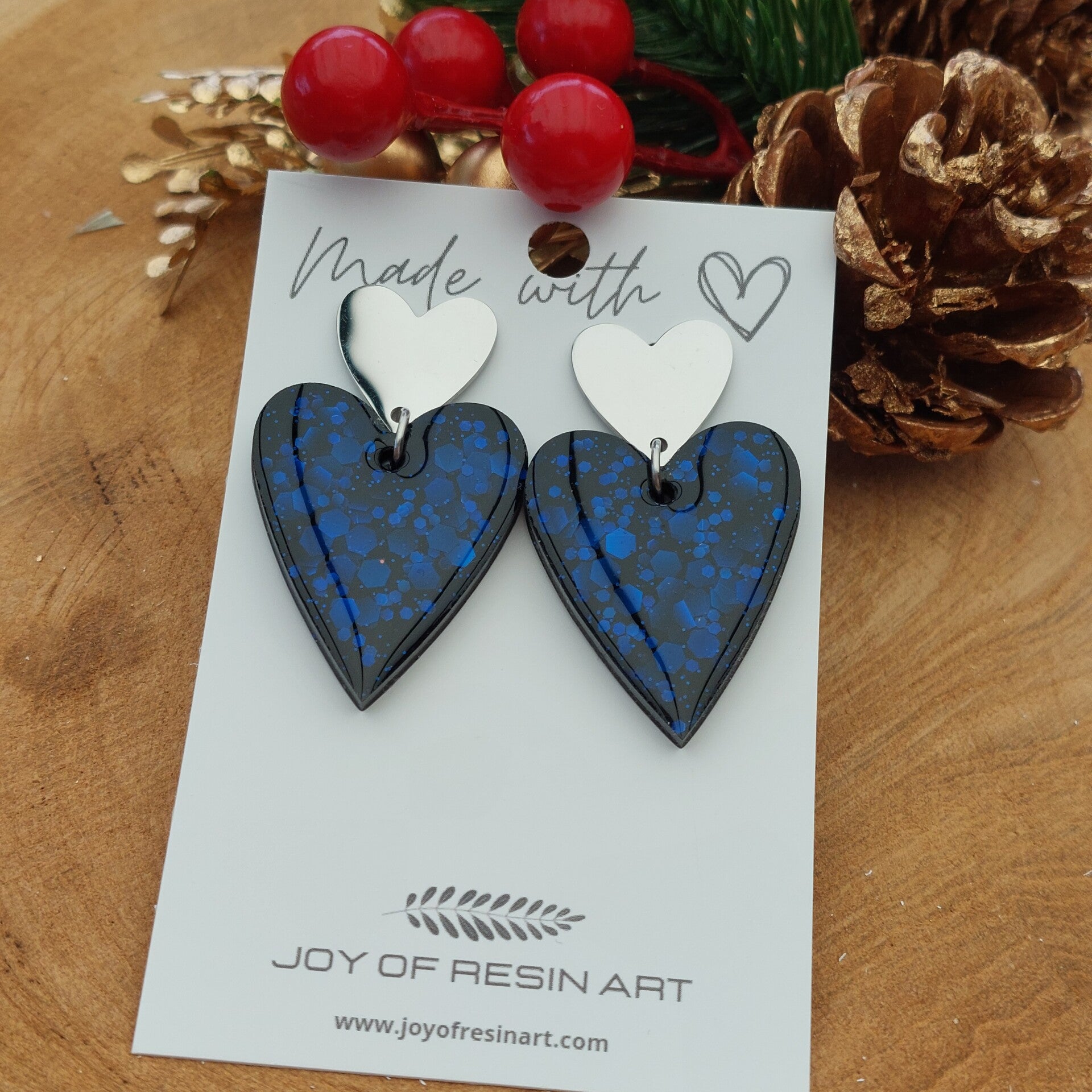 Oorstekers LULU BOLD Midnight Sapphire