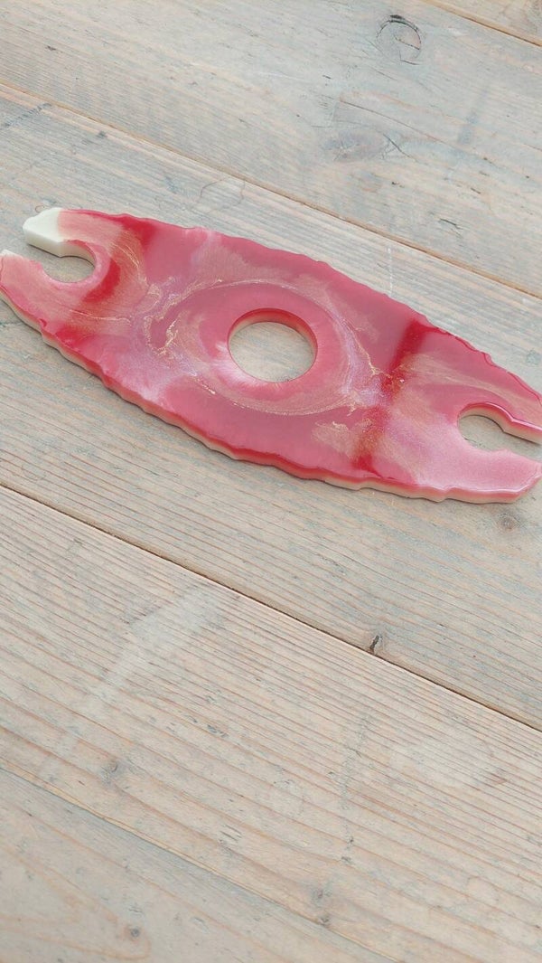 Wijnbutler goud/rood/creme