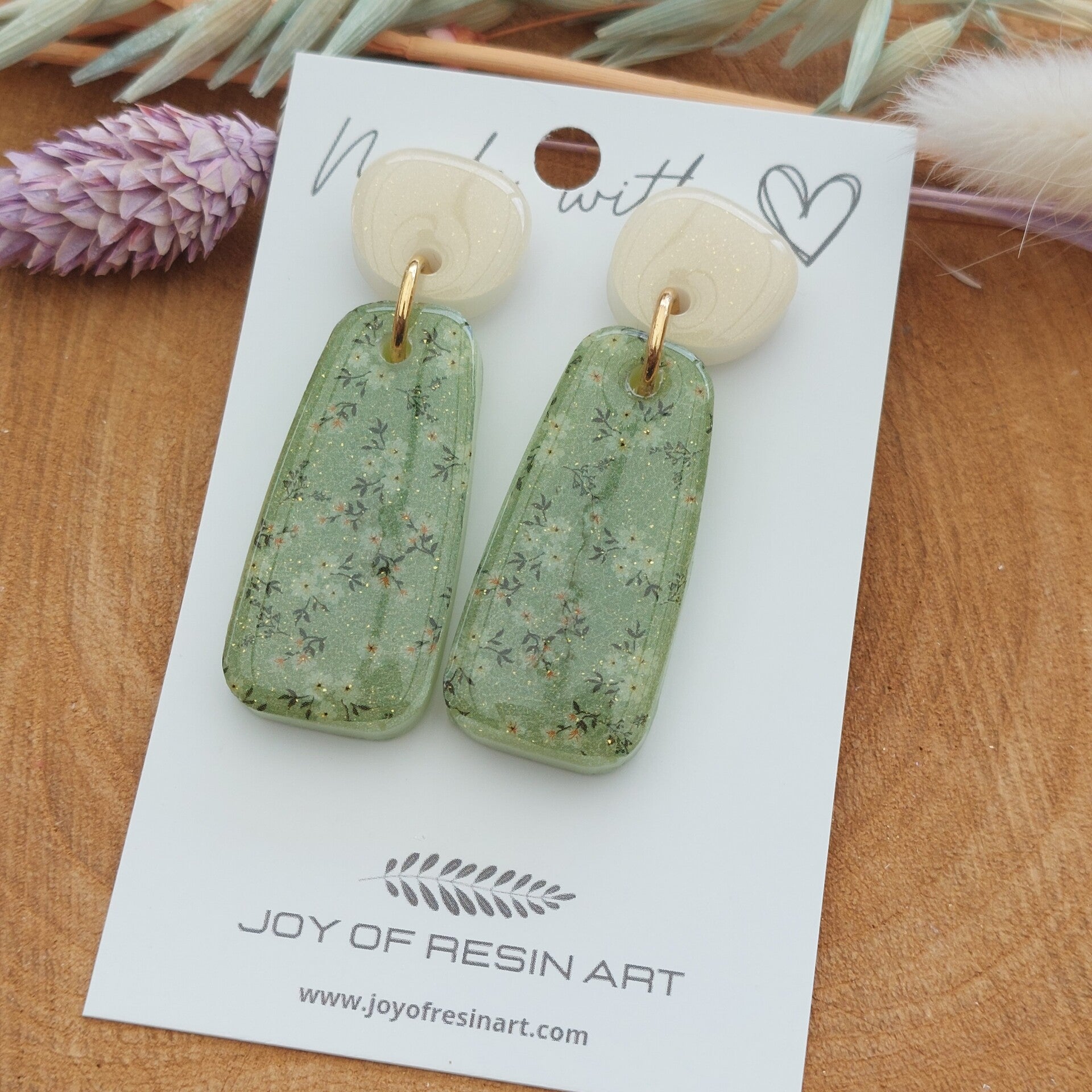 Oorstekers PATTY Evergreen