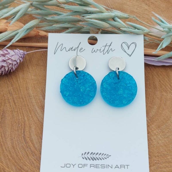 Oorstekers DIDI Druzy XS Ocean Dreams