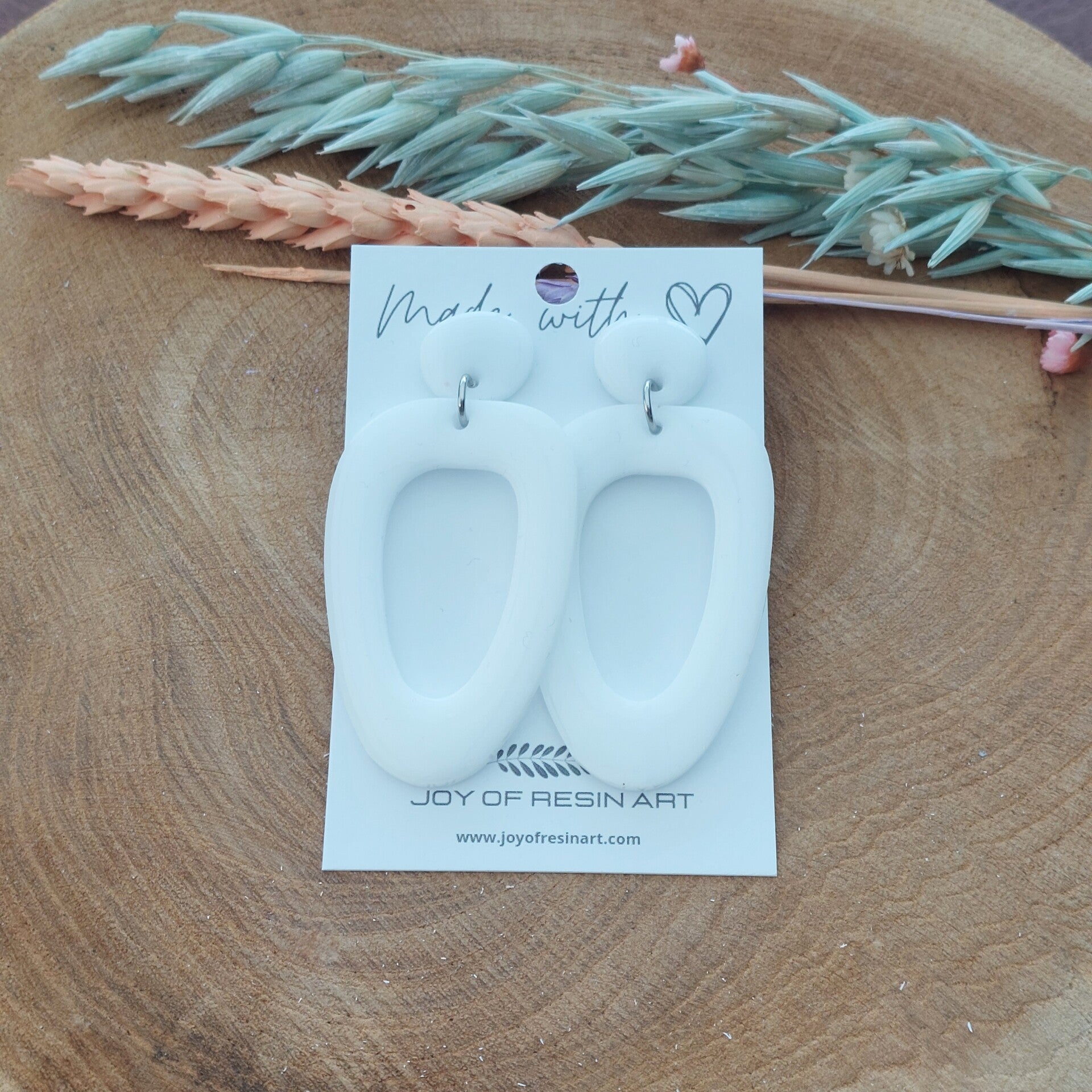 Oorstekers ARTIE wit